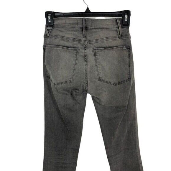 Frame Le High Skinny Jeans 23 Gray Stretch Designer Denim Modern - Picture 5 of 8